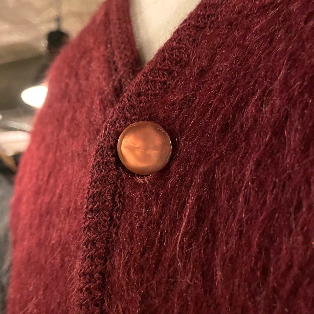 60s BRENT Vintage Mohair Cardigan モヘアカーディガン USA