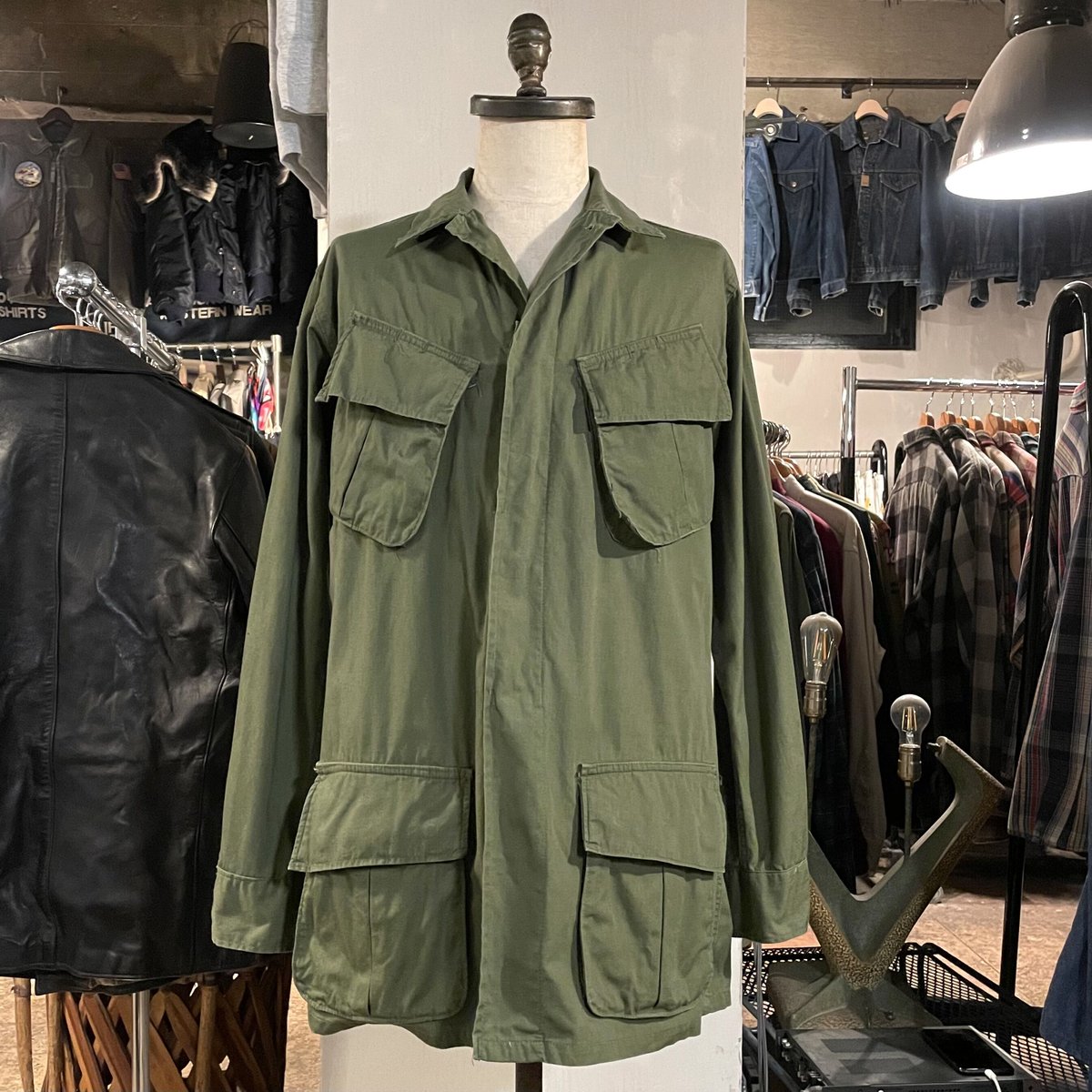 60s US ARMY Jungle Fatigue Jacket 3rd Type ジャング 60s US ARMY Jungle Fatigue Jacket 3rd Type ジャング