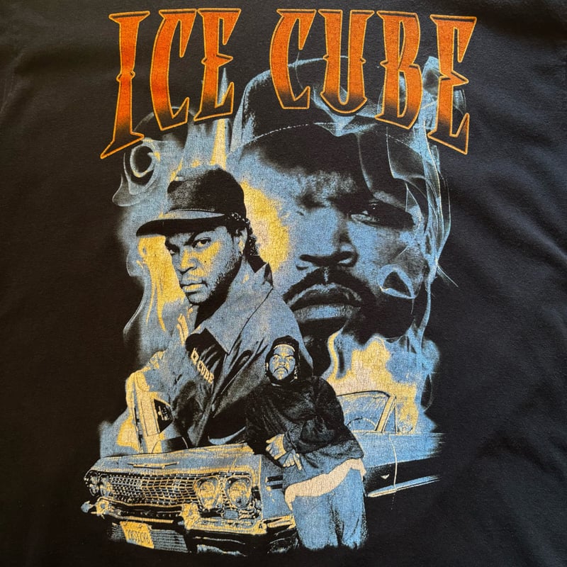 00s S/S ラップTシャツ ICE CUBE Size L相当 アイス キューブ (S45