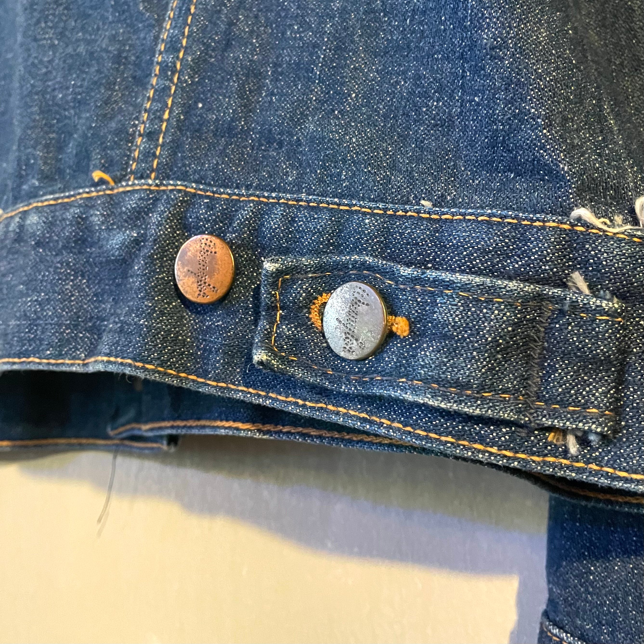70s Wrangler デニムジャケット USA製 Size 42 ラングラー 4th Ty