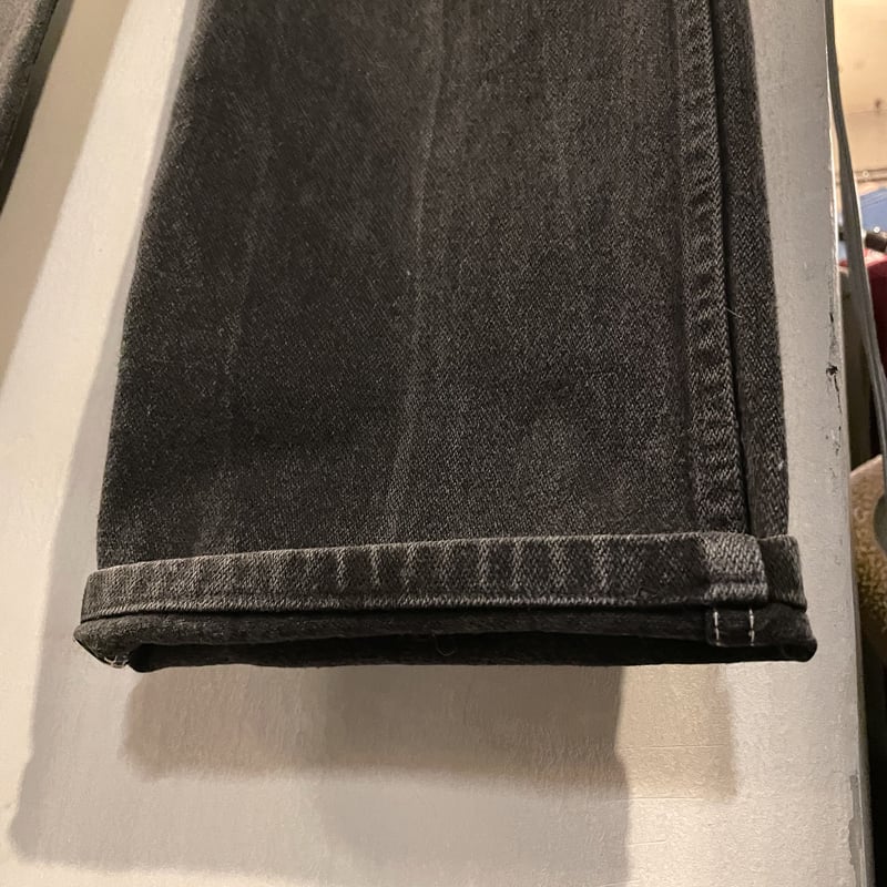 80s Wrangler 13MWZWK 後染め ブラックデニムパンツ 32×33 USA製