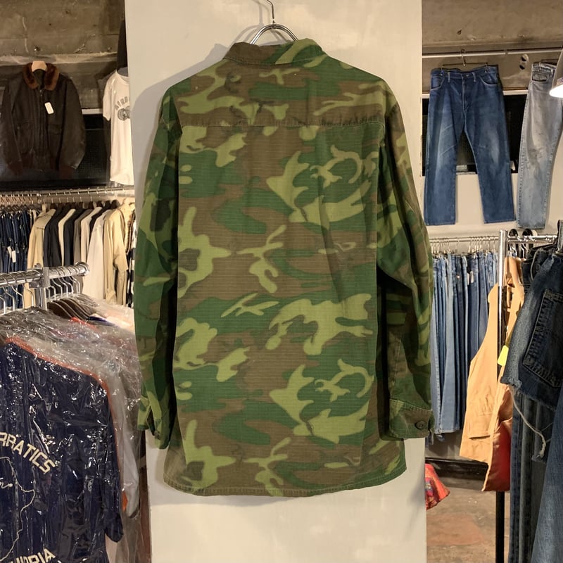 70s USMC Jungle Fatigue Jacket グリーンリーフカモ