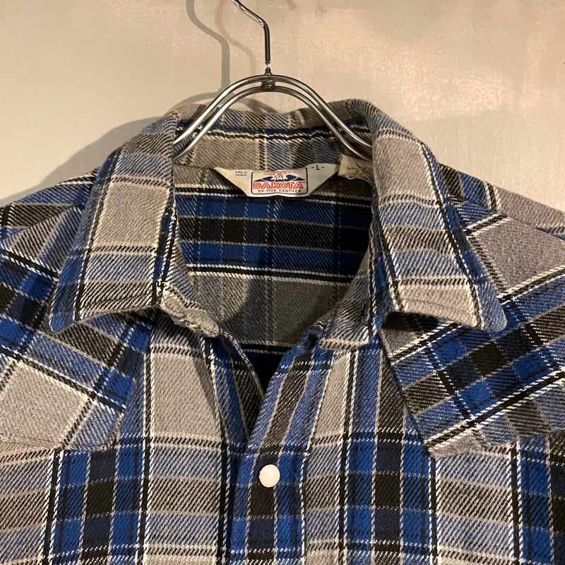 80s FIVE BROTHER by DAKOTA L/S ウエスタンネルシャツ USA製
