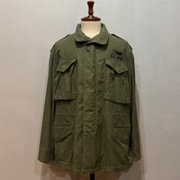 70s　US ARMY　M-65 FIELD JACKET　3rd Type　フィールドジャケット　Size M-S　ブラスジップ　ミリタリージャケット　1979年　(S5106)