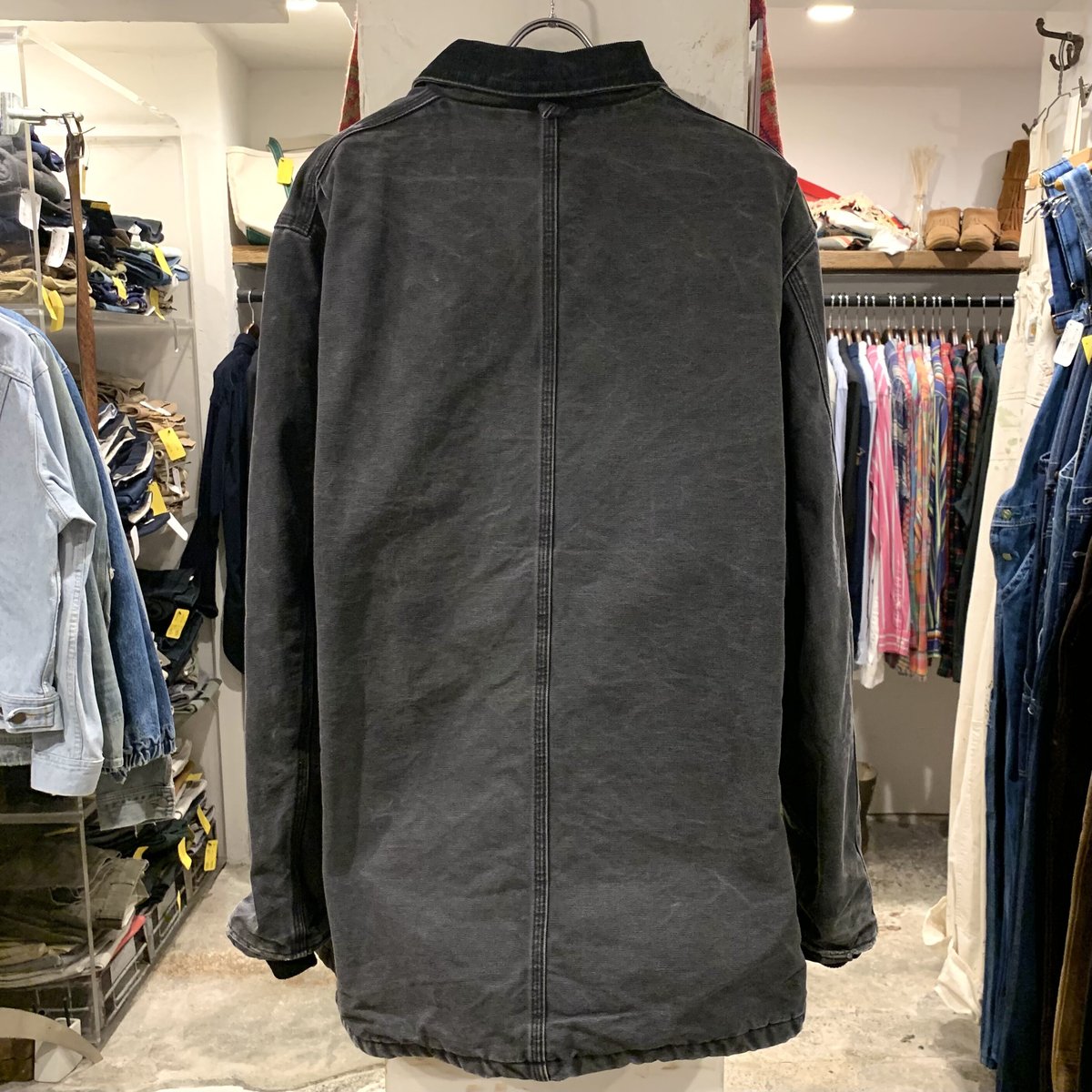 90s Carhartt カーハート トラディショナルコート ワークジャケット 黒