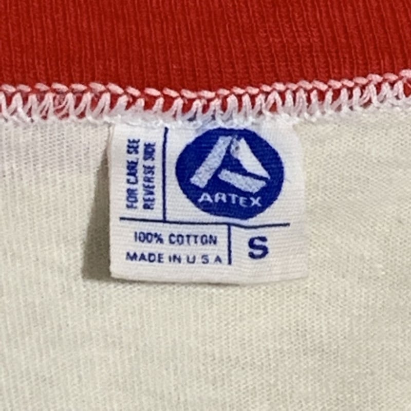 スヌーピー ラグランT 染み込みプリント 70s ARTEX USA製 | DUFF