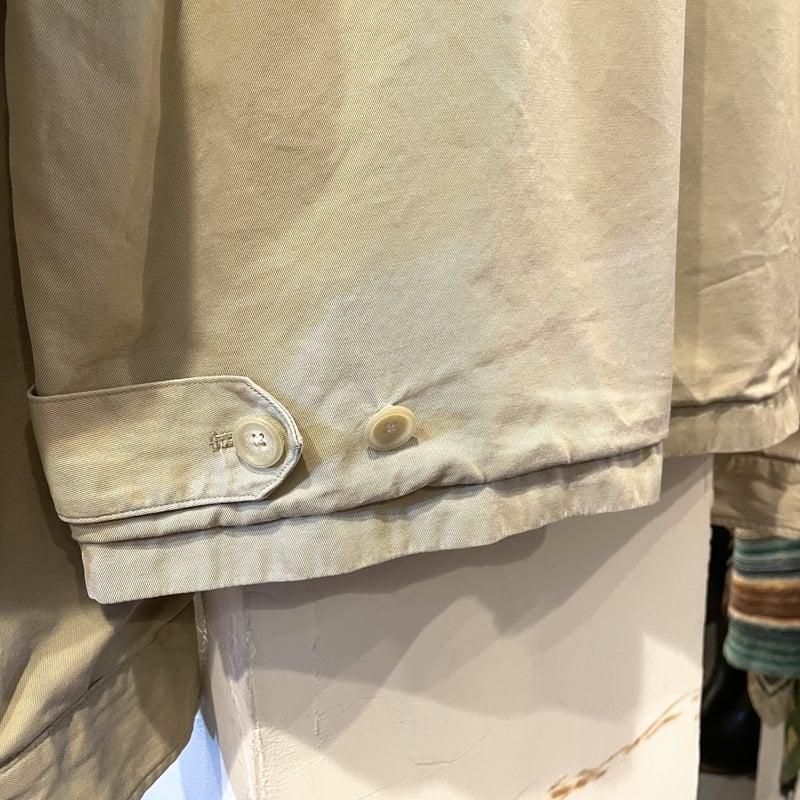 POLO RALPH LAUREN スイングトップ リバーシブル ベージュxチェック柄