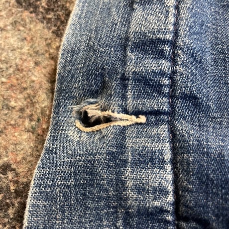 70s　Sears　VINTAGE DENIM COVER ALL　USA製　Size L　デニム カバーオール　シアーズ　(S5758)