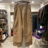 carhartt　ダック地　ペインターパンツ　カーハート　ブラウン　雰囲気系　33×32　(S4196)