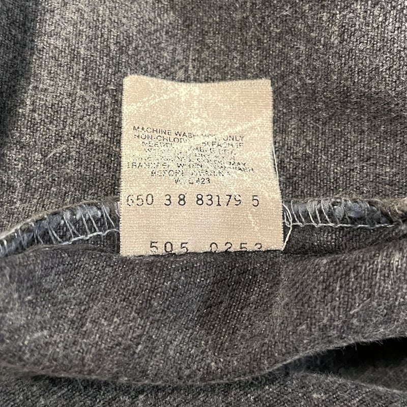 80s Levi's 505 0253 後染め ブラックデニム パンツ 30×30½ USA製...