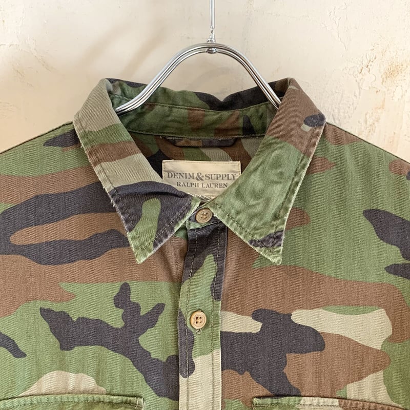 DENIM&SUPPLY ロングスリーブシャツ カモ柄 ミリタリー RALPH LAUREN