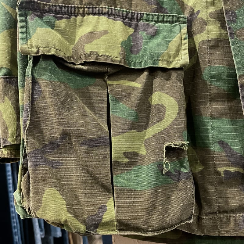 70s〜 US MILITARY LC-1 リーフカモ BDU JACKET DPSC RDF