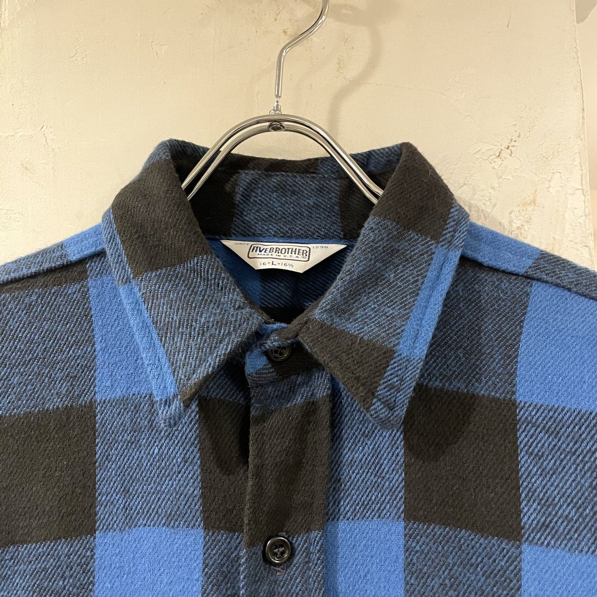 FIVE BROTHER ネルシャツ バッファローチェック USA製 70s