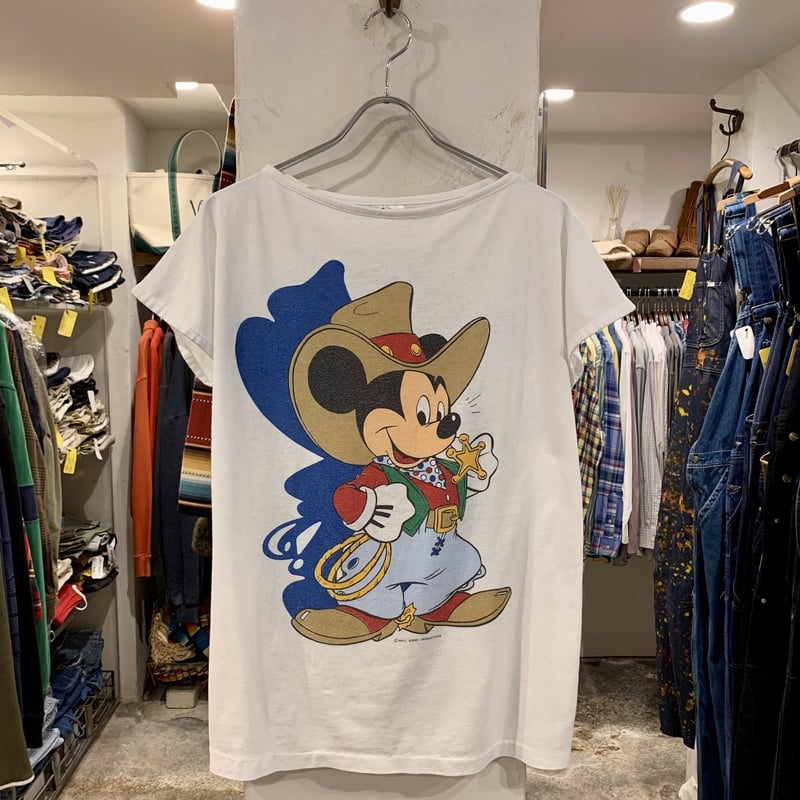 90s WALT DISNEY PRODUCTIONS ショートスリーブTシャツ ミッキー