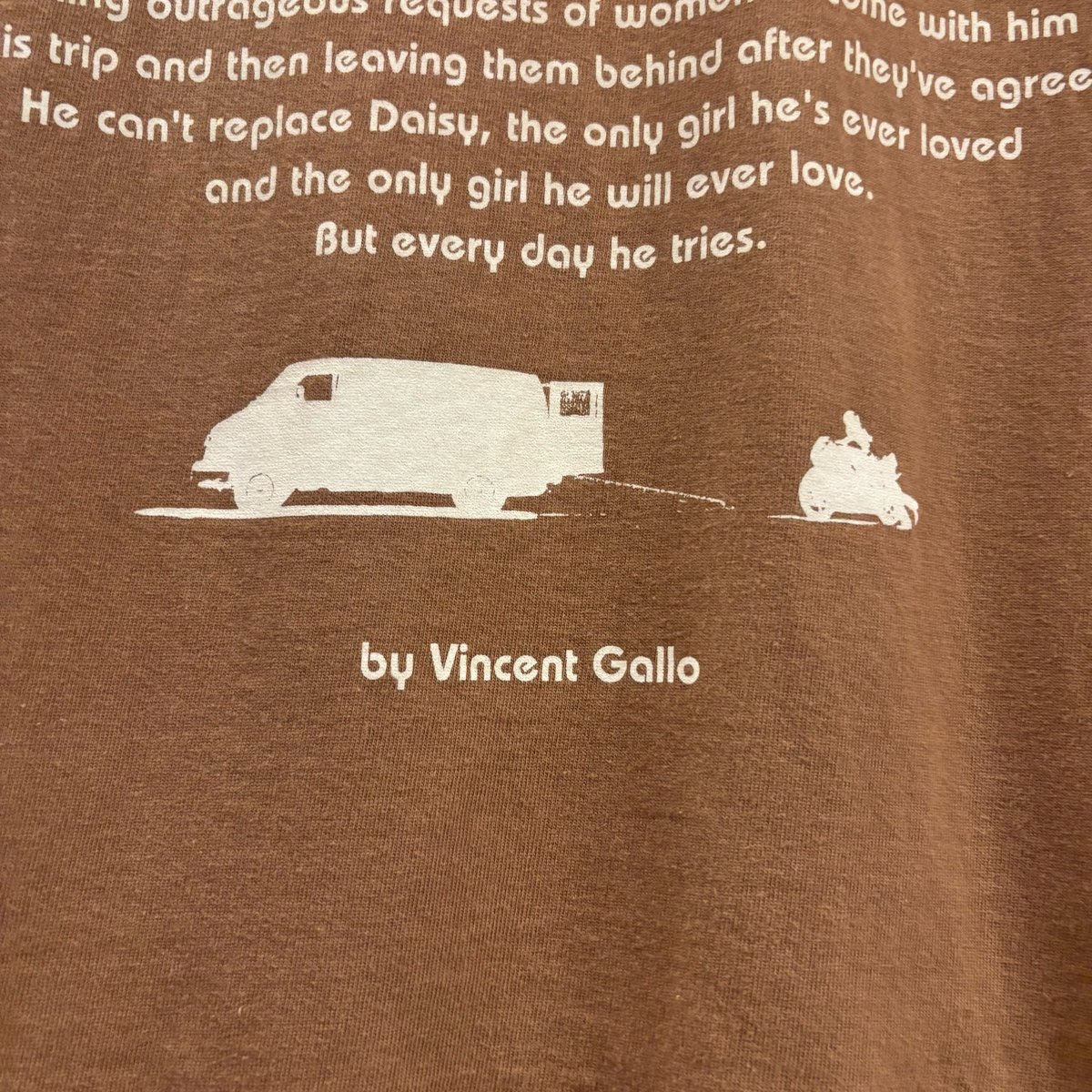 00s S/S Movie Tシャツ The Brown Bunny Vincent Gall