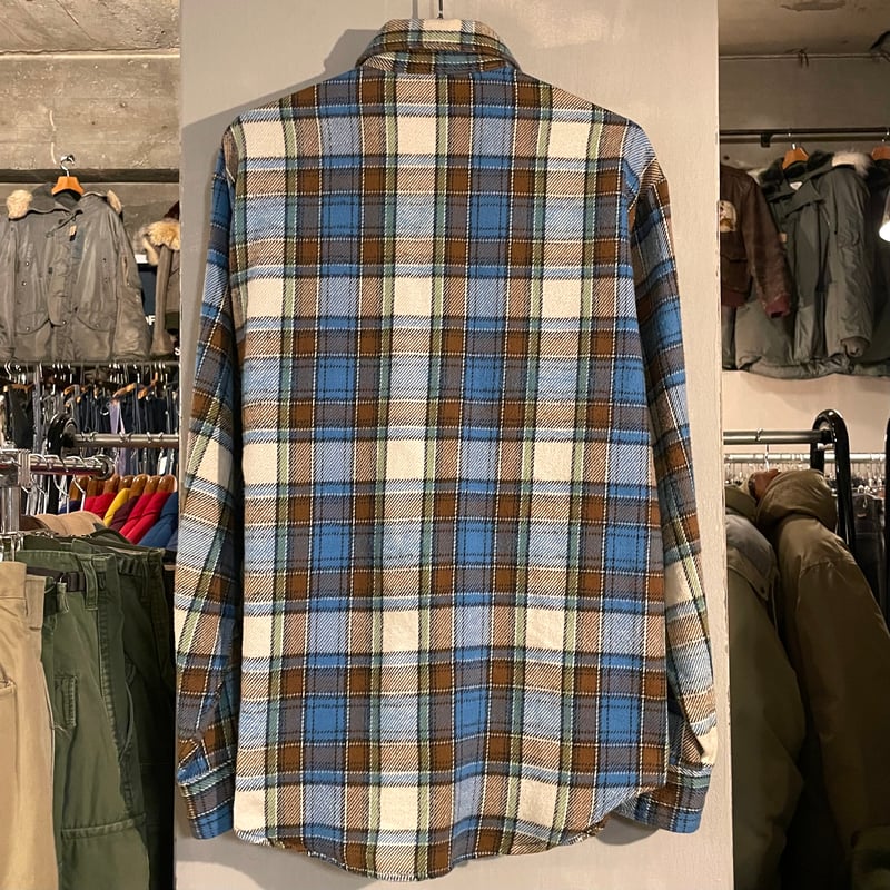 70s BIG MAC L/S ネルシャツ USA製 Size M コットンシャツ JC Pe