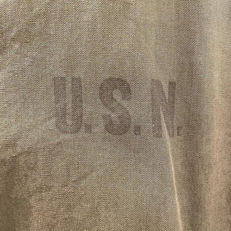 40s　US NAVY　N-4 DECK JACKET　デッキジャケット　U.S.N　コの字留め　CONMAR ZIP　40年代　(S1682)