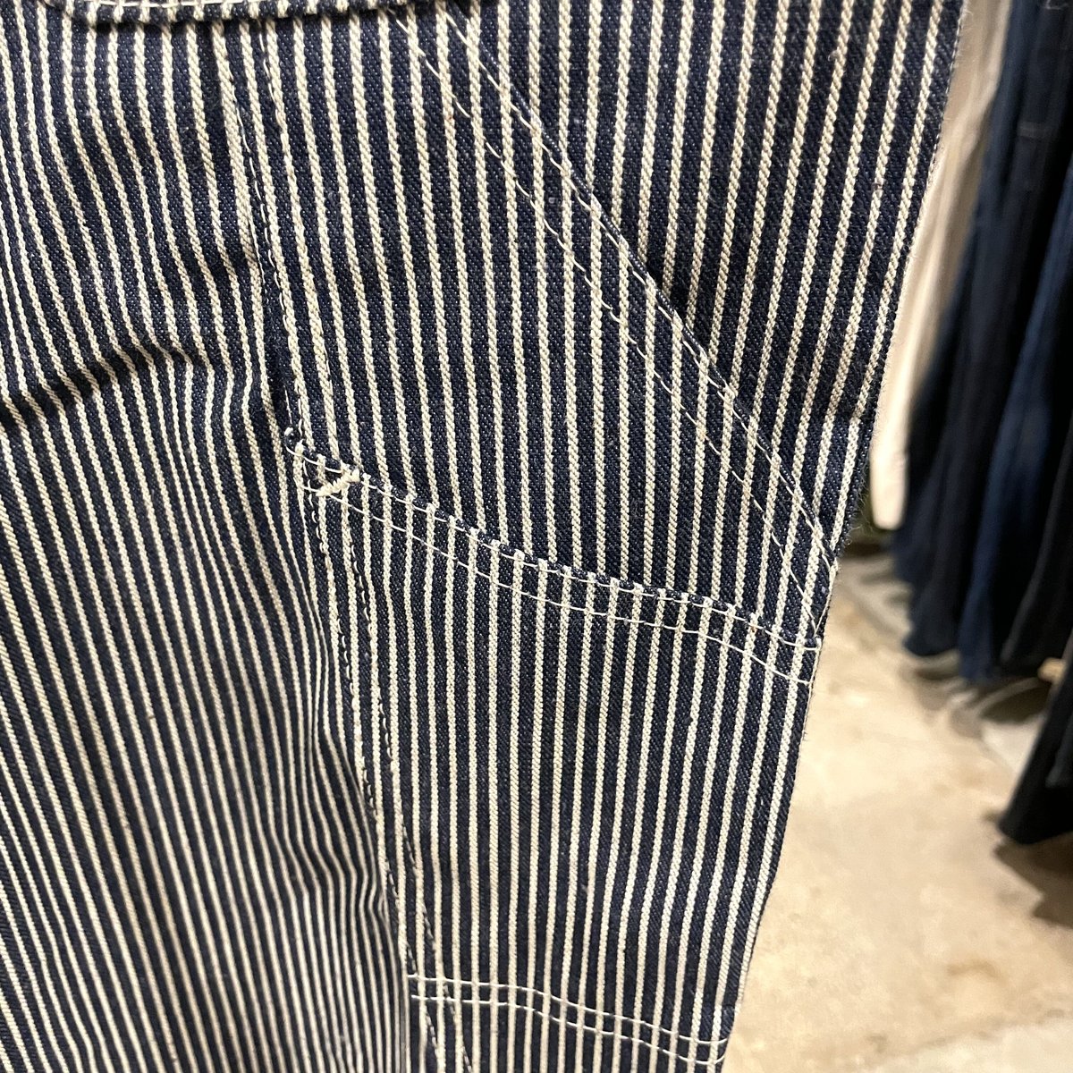 70s Lee 040-3249 ヴィンテージオーバーオール DEAD STOCK ヒッコリー