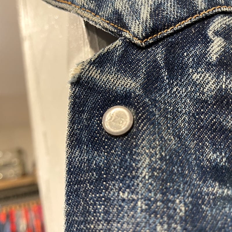 Levis 70505 Big E 60s デニムジャケット 小パッチ 不均等Ｖ ボタン裏52...