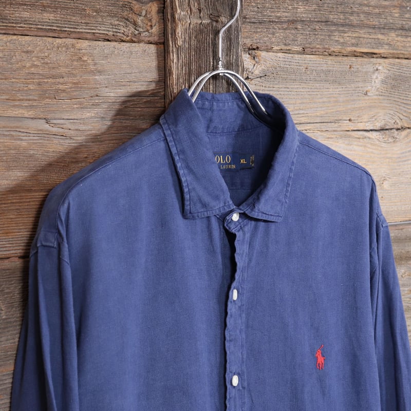 Polo Ralph Lauren ロングスリーブリネンシャツ ポロラルフ