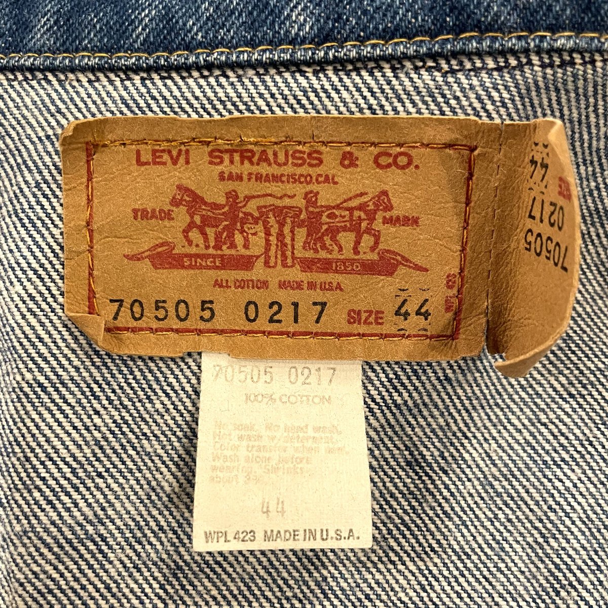 80s Levi's 70505-0217 リーバイス デニムジャケット USA製 80 80s Levi's 70505-0217 リーバイス デニムジャケット USA製 80