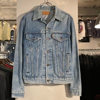 80s　Levi’s 70506 デニムジャケット　USA製　Size 44　4ポケ　リーバイス　(S4686)