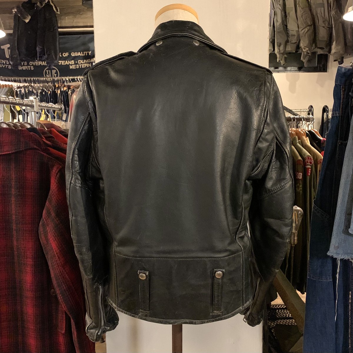50s Harley Davidson ダブルライダースレザージャケット 50s Harley Davidson ダブルライダースレザージャケット