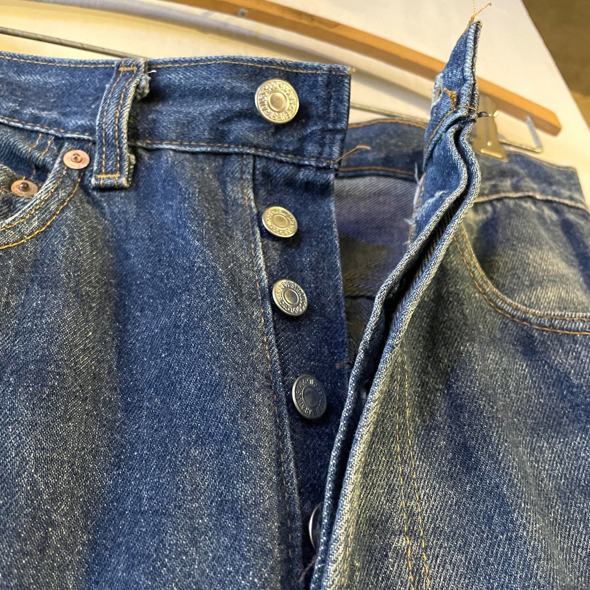 80s Levi's 501 0000 デニムパンツ 30×31½ USA製 ナイロン 80s Levi's 501 0000 デニムパンツ 30×31½ USA製 ナイロン