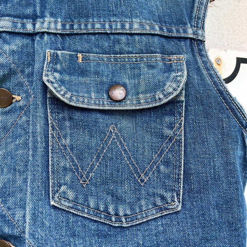 60s Wrangler 11mj デニムジャケット カットオフ バックプリント 60s Wrangler 11mj デニムジャケット カットオフ バックプリント