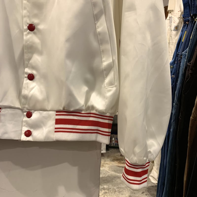 80s Swingster ナイロンスタジャン 襟付き DEADSTOCK スウィングスター