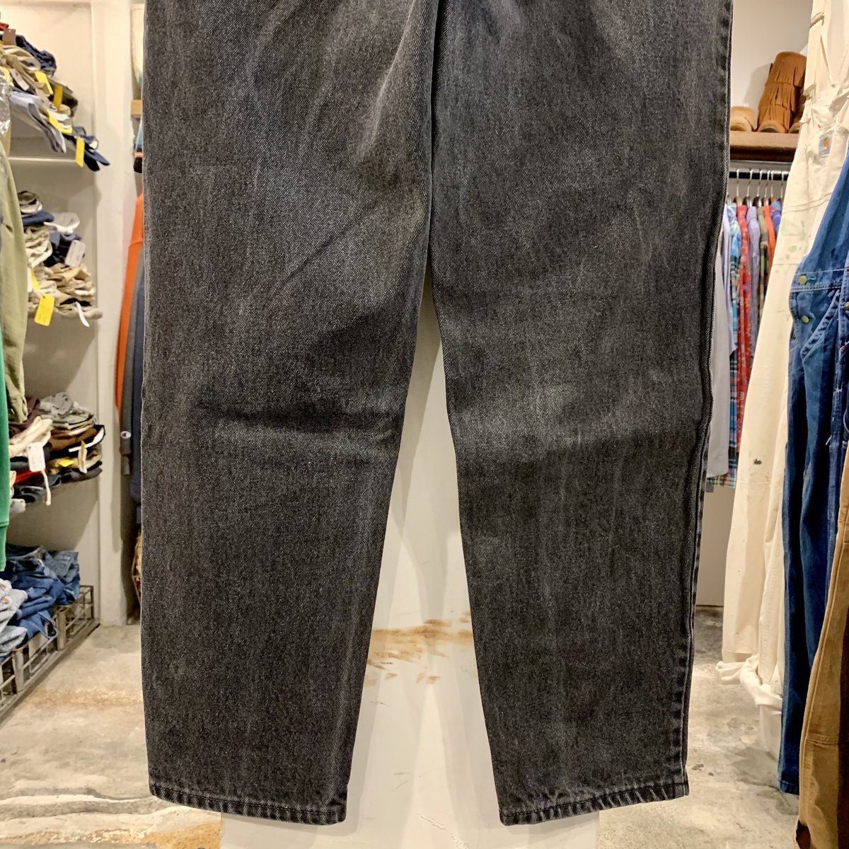 90s Levi's 560 後染めブラック テーパードシルエット USA製