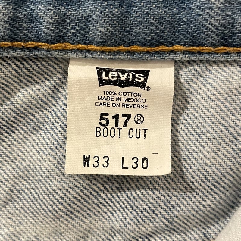 Levi's 517 ブーツカット ケミカルウォッシュ Levi's 517 リーバイス517 ブーツカット 2001年製 ケミカル