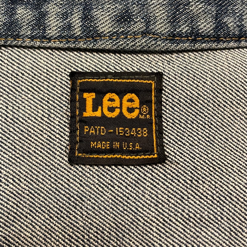 80s Lee 220-J デニムジャケット Size 44 USA製 リー ビッグ 80s Lee 220-J デニムジャケット Size 44 USA製 リー ビッグ