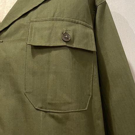 50s　US ARMY M-47 HBT JACKET　DEAD STOCK　Size SMALL　ミリタリージャケット　ヘリンボーンツイル　1951年　(S5703)