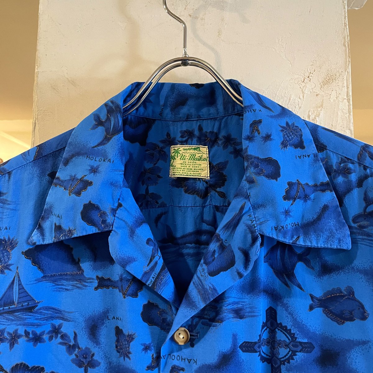 60s vintage AlohaShirt Ui-Maikai アロハシャツ Vintage Ui-Maikai