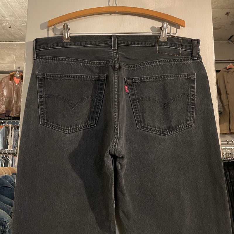 00s Levi's 501 後染め ブラックデニムパンツ 36×29 2001年 (S448 00s Levi's 501 後染め ブラックデニムパンツ 36×29 2001年 (S448