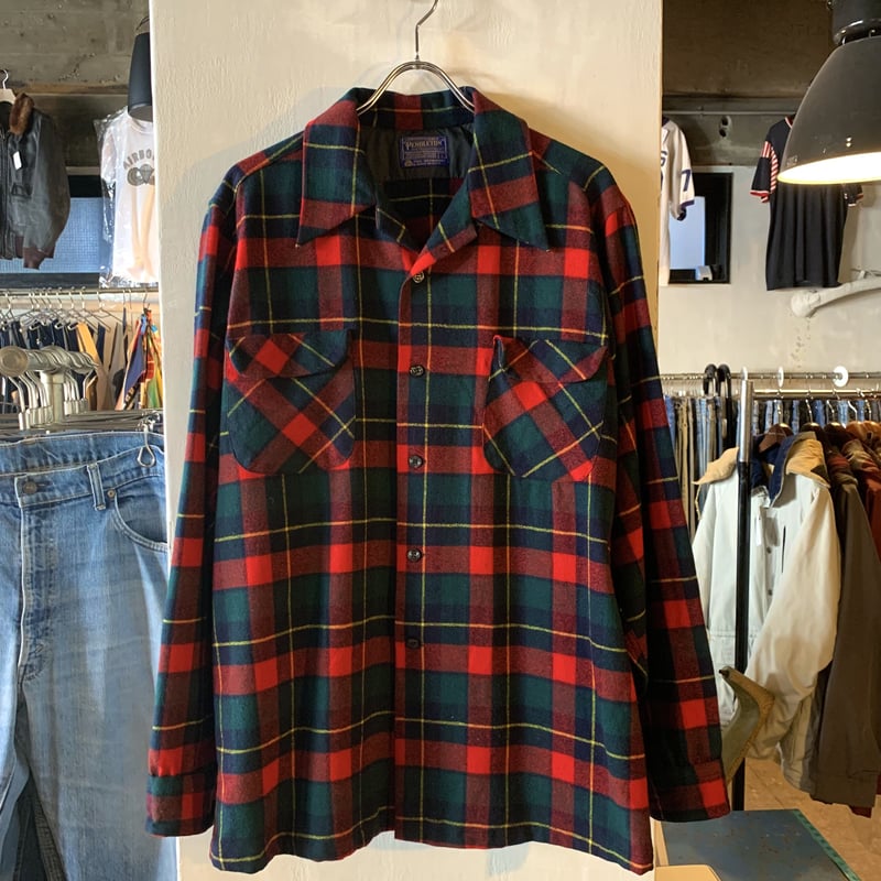 70s PENDLETON Vintage Wool Shirt ウールシャツ USA製 オー 70s PENDLETON Vintage Wool Shirt ウールシャツ USA製 オー