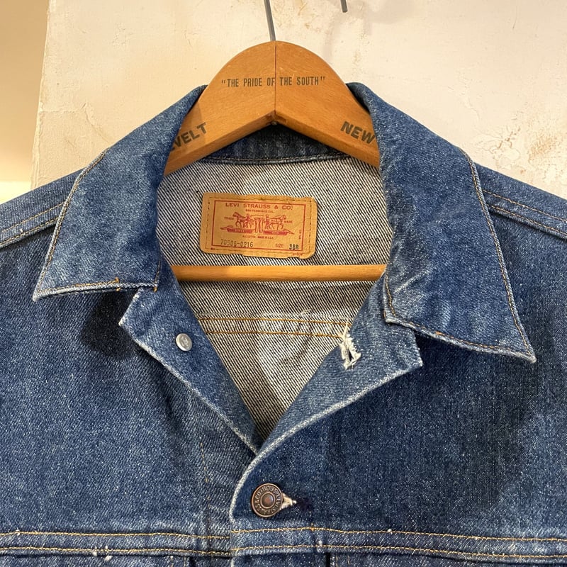 80s Levi's 70506-0216 リーバイス デニムジャケット ボタン裏 80s Levi's 70506-0216 リーバイス デニムジャケット ボタン裏