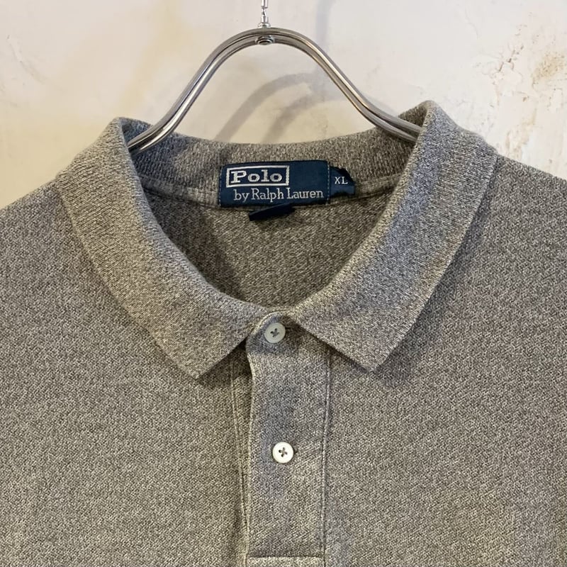 Polo by Ralph Lauren L/S ポロシャツ ロングスリーブ グレー ラルフロ