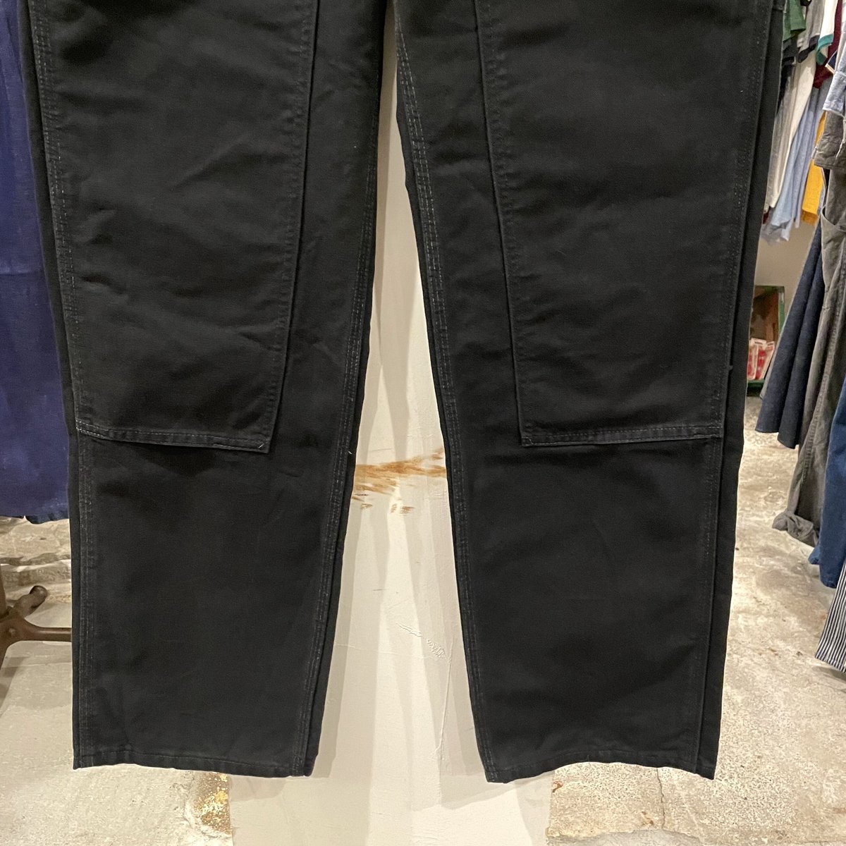 Carhartt ダブルニーダックペインターパンツ ブラック　デニム USA製 カーハート ダブルニー ダックペインターパンツ ブラック