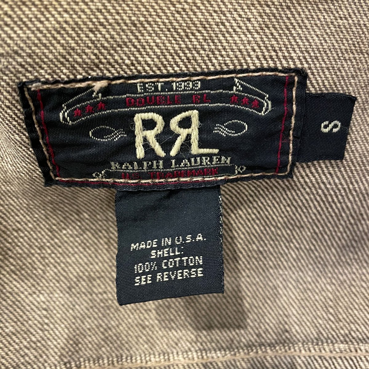は*た様 【希少⭐️】Ralph Lauren RRL 三つ星タグ　スウェットヴ は*た様 【希少⭐️】Ralph Lauren RRL 三つ星タグ スウェットヴ