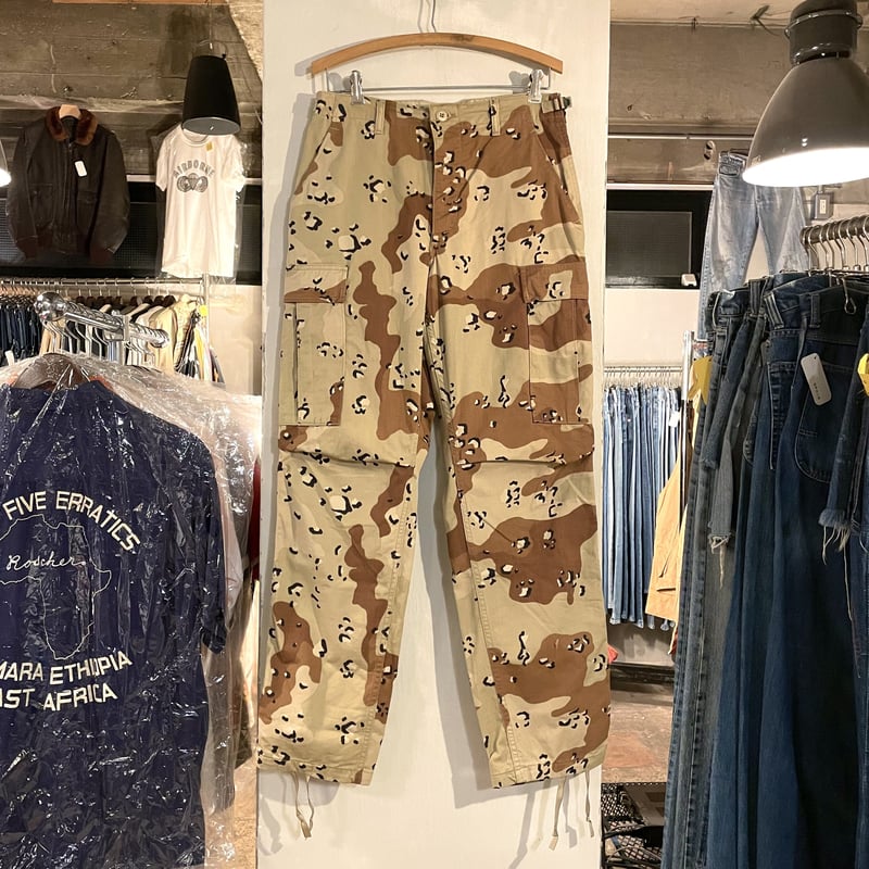 80s US ARMY BDU デザートカモ チョコチップカモ ミリタリーパンツ d23fbcad712b38d0a985243272ccfa