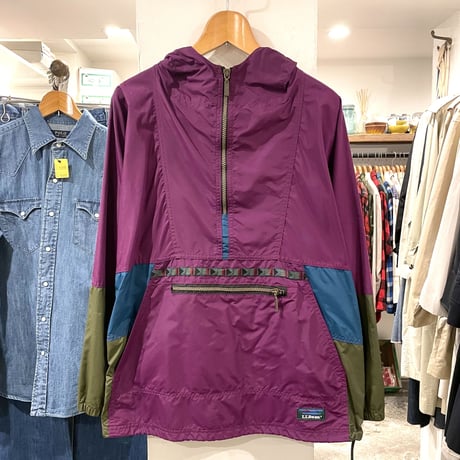 L.L.Bean　90s　USA製　アノラックパーカー　チロリアンテープ　エルエルビーン　(S0724)