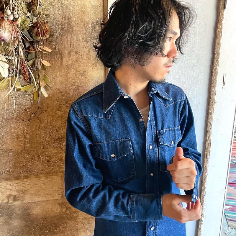 MADISONBLUE レア✨ウエスタンデニムシャツ ヴィンテージ加工 MADISONBLUE レア✨ウエスタンデニムシャツ ヴィンテージ加工