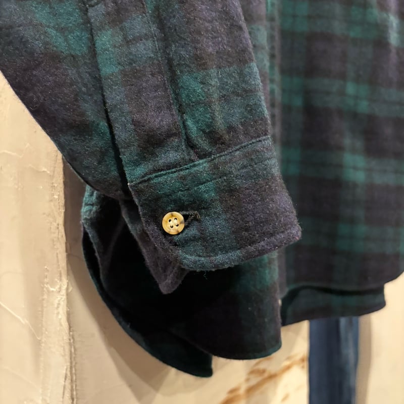 立花立花(プロフ必読)【1826】PENDLETONウールシャツブラック 中古・古着通販】PENDLETON (ペンドルトン) 70'sブラック