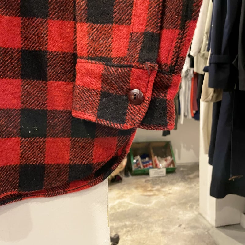 Woolrich 40s ハーフジップ ウール プルオーバーシャツ Woolrich 40s ハーフジップ ウール プルオーバーシャツ