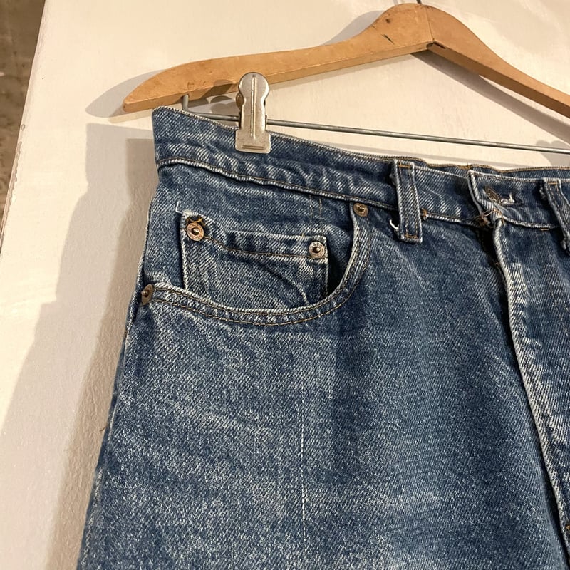 80s Levi's 505-0217 リーバイス デニムパンツ 黒カン ボタン裏552 80