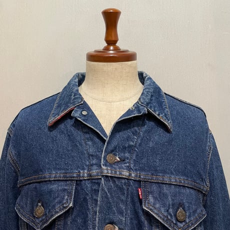 80s　Levi's 70411-0816　デニムジャケット　USA製　Size 44　ネルライニング　リーバイス　1986年　(S5751)