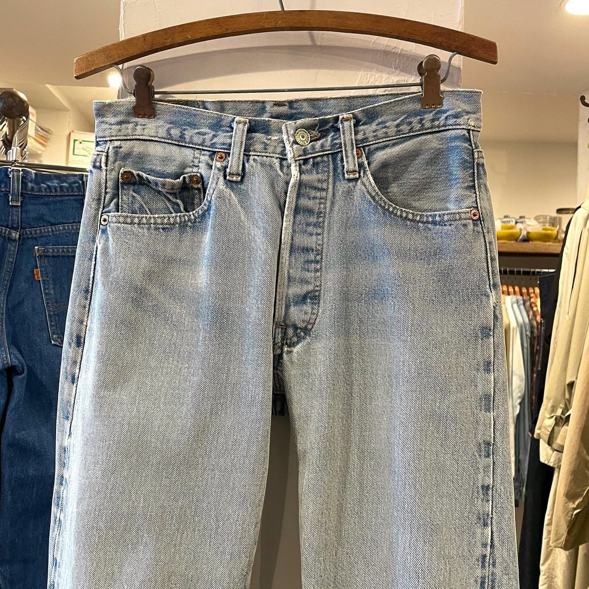 Levis 501 1980年 66後期モデル バックポケット裏チェーン Levis 501 1980年 66後期モデル バックポケット裏チェーン