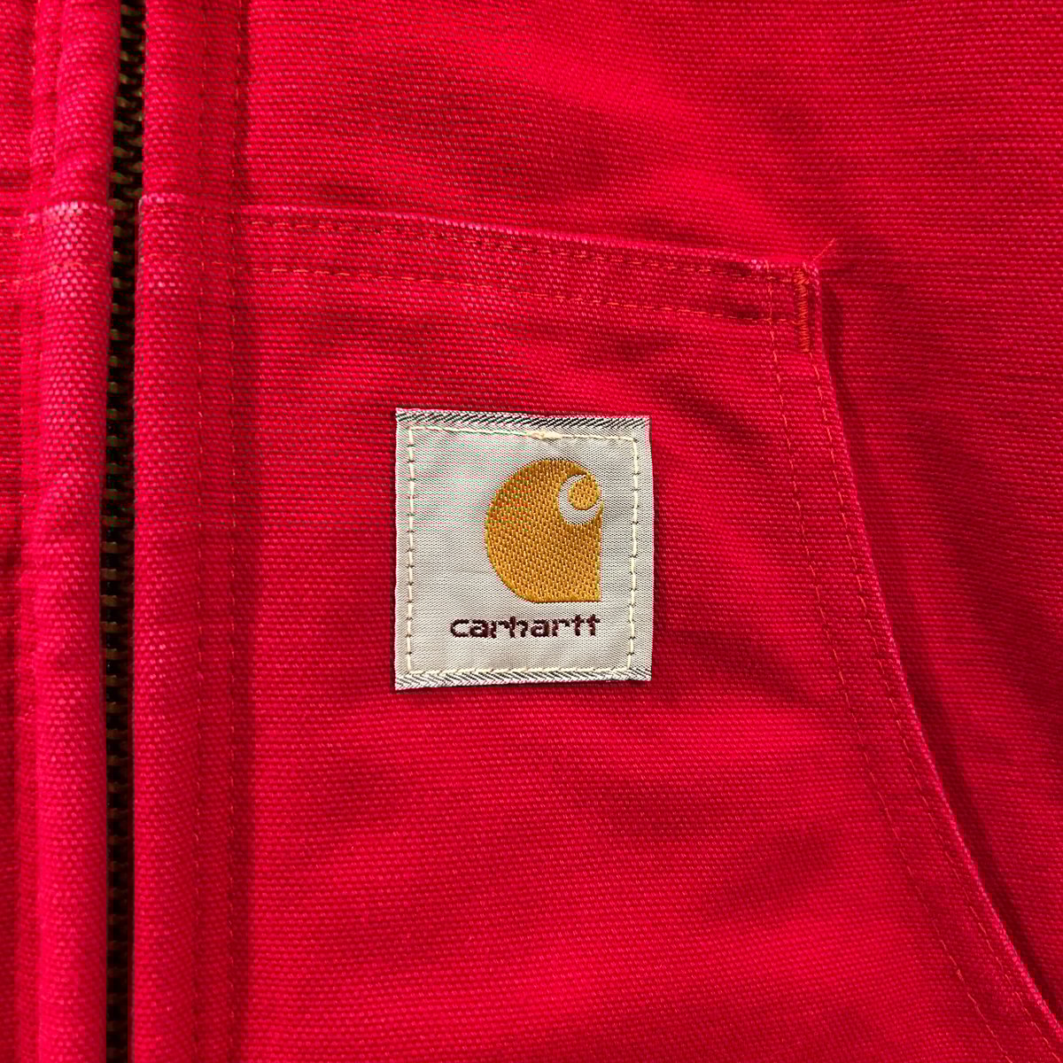 90s carhartt ダック地 アクティブジャケット カーハート レッド